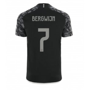 Lacne Muži Futbalové dres Ajax Steven Bergwijn #7 2023-24 Krátky Rukáv - Tretina